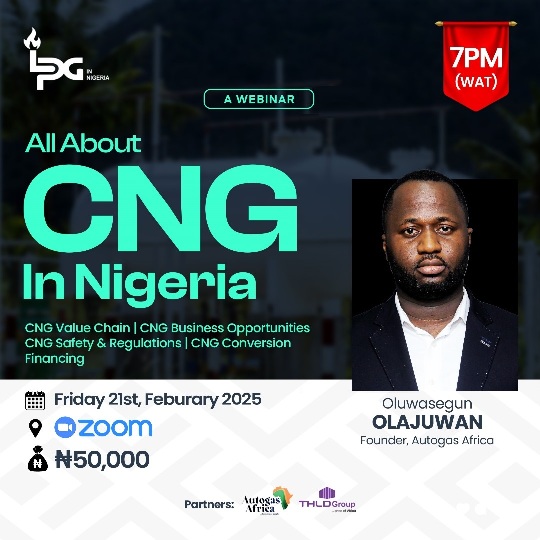 Discover the future of CNG in Nigeria - CNG LPG Webinar - LPG Webinars - LPG (Cooking Gas) in Nigeria)